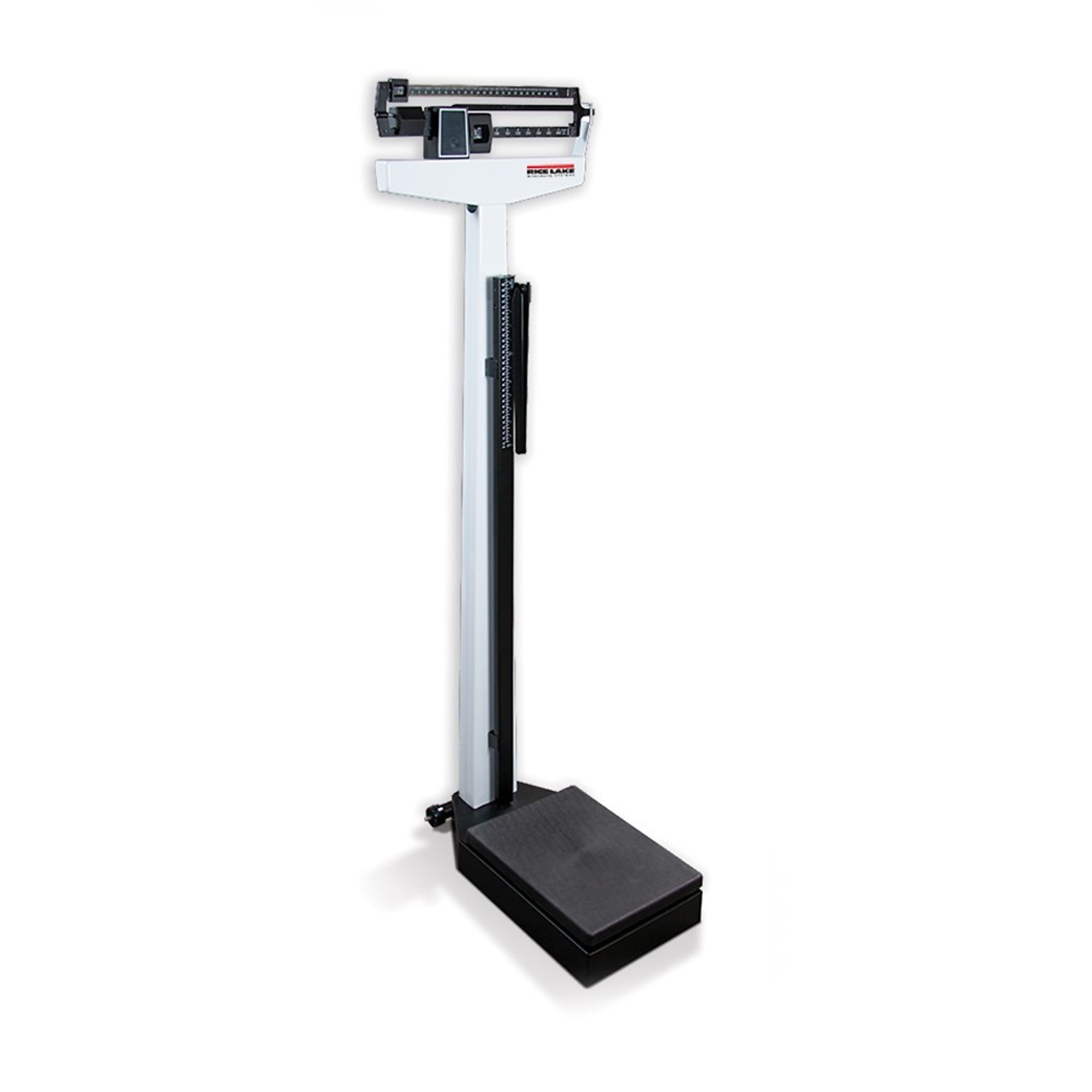 Rice Lake Mechanical Physician Scale - 450 lb Capacity, 15in. x 11in. Platform, Height Rod, Model# RL-MPS-50